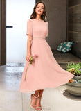 Viv A-Line Knee-Length Bridesmaid Dress STAP0012894