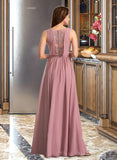 Dania A-Line Floor-Length Bridesmaid Dress STAP0012922