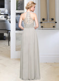 Baylee A-Line Sweetheart Floor-Length Chiffon Bridesmaid Dress With Ruffle STAP0013034