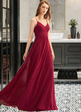 Piper A-LineV-neckFloor-LengthChiffonBridesmaidDressWithRuffle#251386 STAP0013076