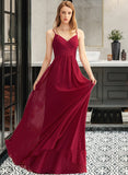 Piper A-LineV-neckFloor-LengthChiffonBridesmaidDressWithRuffle#251386 STAP0013076