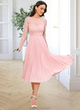 Chasity A-Line Knee-Length Bridesmaid Dress STAP0013126