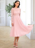 Chasity A-Line Knee-Length Bridesmaid Dress STAP0013126