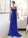 Princess Chiffon Floor-length Empire Sweetheart Bridesmaid Dress STAP0013212