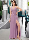 Jillian A-Line Sweetheart Floor-Length Chiffon Bridesmaid Dress STAP0013225