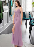 Jillian A-Line Sweetheart Floor-Length Chiffon Bridesmaid Dress STAP0013225