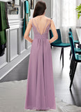 Jillian A-Line Sweetheart Floor-Length Chiffon Bridesmaid Dress STAP0013225