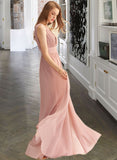 Janelle A-LineV-neckFloor-LengthChiffonBridesmaidDressWithSplitFront#251361 STAP0013235