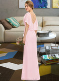 Jaylyn A-Line Scoop Neck Floor-Length Chiffon Bridesmaid Dress With Cascading Ruffles STAP0013269