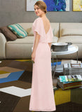 Jaylyn A-Line Scoop Neck Floor-Length Chiffon Bridesmaid Dress With Cascading Ruffles STAP0013269