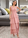 Ryan A-LineV-neckAnkle-LengthBridesmaidDress#273660 STAP0013272