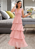 Ryan A-LineV-neckAnkle-LengthBridesmaidDress#273660 STAP0013272