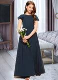 Virginia A-LineScoopNeckFloor-LengthChiffonJuniorBridesmaidDress#253684 STAP0013478