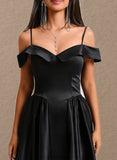 Areli A-line Off the Shoulder Short Satin Homecoming Dress STAP0025704