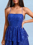 Hailie A-line Straight Short Sequin Homecoming Dress STAP0025713