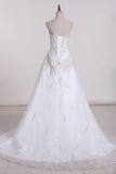 New Arrival Sweetheart With Beads A Line Wedding