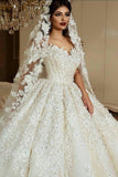 A Line Off The Shoulder Wedding Dresses Tulle With Applique And Beads Court