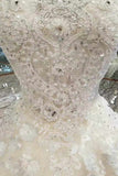 Excellent New Arrival Off The Shoulder A Line With Crystals Tulle