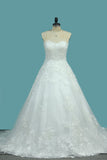 New Arrival Sweetheart Tulle With Applique A Line Wedding