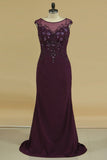 Affordable New Scoop 2024 Mother Of The Bride Dresses Chiffon Floor