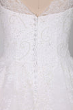 New Wedding Dress Ball Gown Spaghetti Straps Floor-Length Lace Zipper