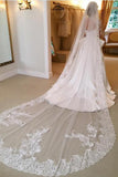 High Neck Open Back Long Sleeves Wedding Dresses A Line