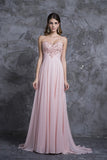 New Arrival Prom Dresses A Line Sweetheart Sweep/Brush Chiffon With Beading