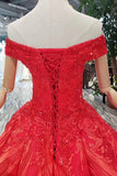 Quinceanera Dresses Off The Shoulder Lace Up