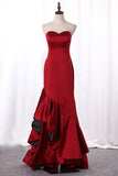 New Arrival Evening Dresses Mermaid Sweetheart Satin Floor