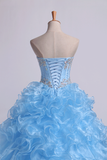 Sweetheart Quinceanera Dresses Ball Gown Organza With