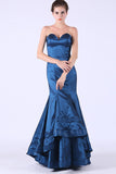 New Arrival Sweetheart Mermaid Taffeta Sweep Train Evening