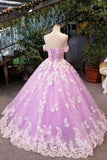 New Arrival Floral Wedding Dresses A-Line Floor Length Lace Up Off The Shoulder With Beads And