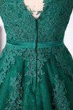 New Arrival Homecoming Dresses With Sash A Line Scoop Tulle &