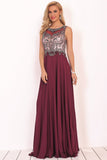 New Arrival Scoop Open Back Prom Dresses With