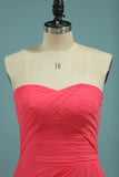 Bridesmaid Dresses Sheath/Column V Neck Floor Length