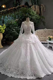 New Arrival Marvelous Wedding Dresses Ball Gown Scoop Neck Tulle Zipper Up With Beads And