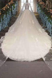 Marvelous Wedding Dresses Zipper Up With Appliques And Beads Scoop