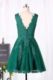 New Arrival Homecoming Dresses With Sash A Line Scoop Tulle &