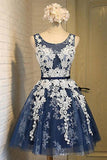 New Arrival Homecoming Dresses A Line Scoop Tulle With