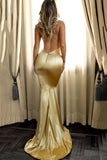 New Arrival Spaghetti Straps Mermaid Evening Dresses Stretch