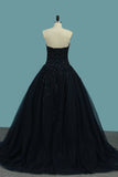 New Arrival Sweetheart Quinceanera Dresses Tulle With Applique And