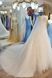 New Arrival Bling Off The Shoulder Wedding Dresses A Line Tulle Lace