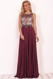 New Arrival Scoop Open Back Prom Dresses With