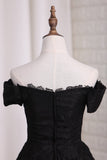 New Arrival Off The Shoulder A-Line Lace Cute Homecoming