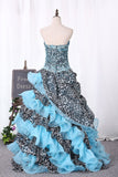 Quinceanera Dresses Ball Gown Sweetheart Floor Length With Ruffle