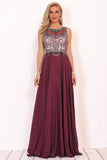 New Arrival Scoop Open Back Prom Dresses With