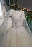 Marvelous Wedding Dresses Zipper Up With Appliques And Beads Scoop