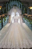 Marvelous Wedding Dresses Zipper Up With Appliques And Beads Scoop