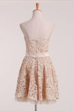 New Arrival Sweetheart Homecoming Dresses A Line Lace With