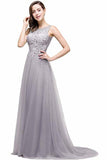 Lace Tulle Sleeveless Evening Dress Ball Gown Wedding Bridesmaid Backless Long